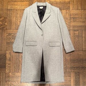 Zadig and Voltaire Gray ‘Monarque’ Wool Blend Coat Size Large NEW with Tags